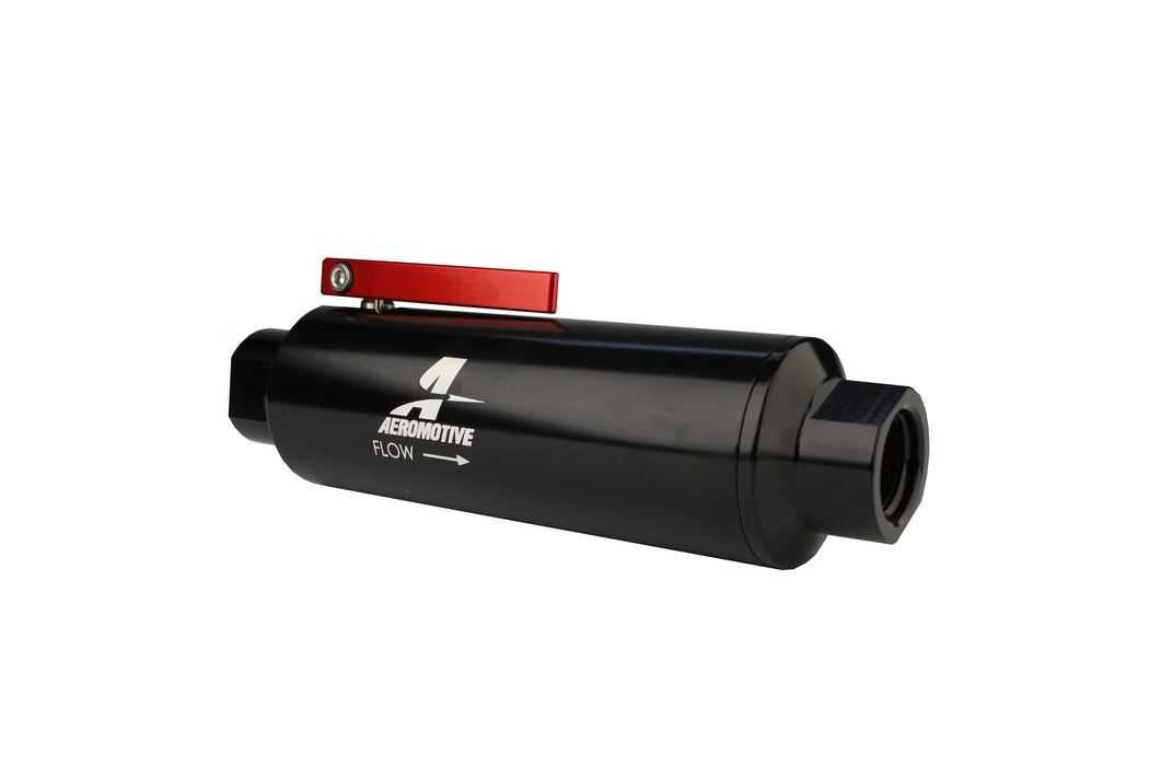 Aeromotive Fuel System 12331 ORB-10 Shutoff Valve Fuel Filter - Truck Part Superstore