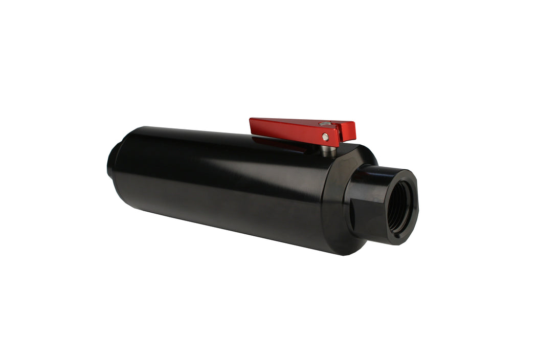 Aeromotive Fuel System 12332 ORB-12 Shutoff Valve Fuel Filter - Truck Part Superstore