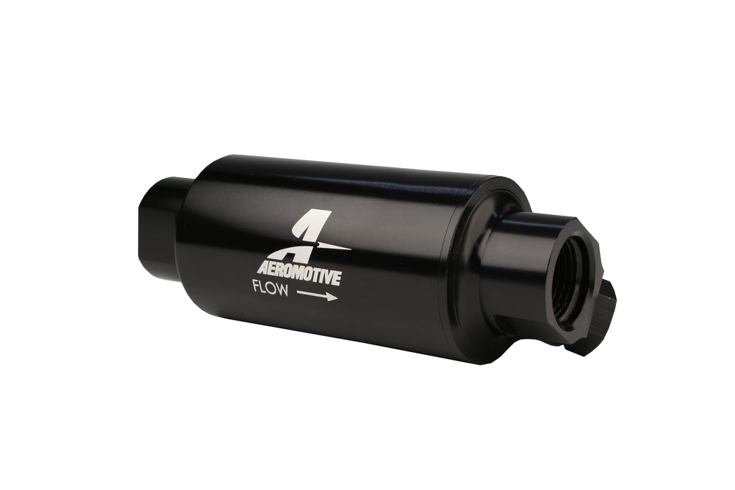 Aeromotive Fuel System 12333 Dual Outlet Oil/Fuel Filter, ORB-10 - Truck Part Superstore