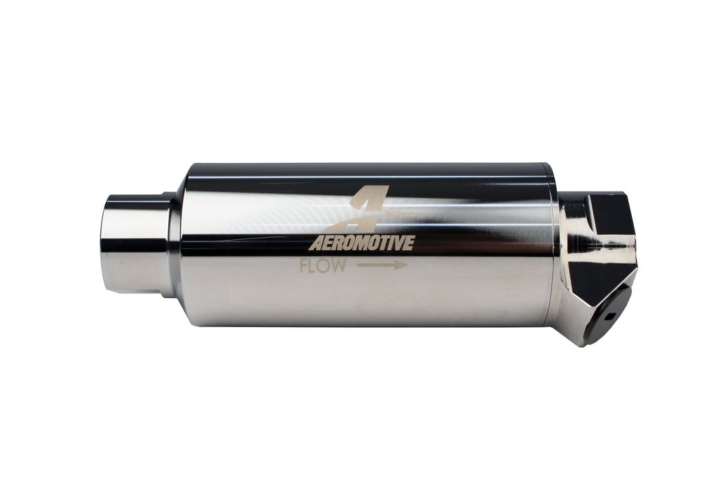 Aeromotive Fuel System 12334 Dual Outlet Oil/Fuel Filter, ORB-12 - Truck Part Superstore