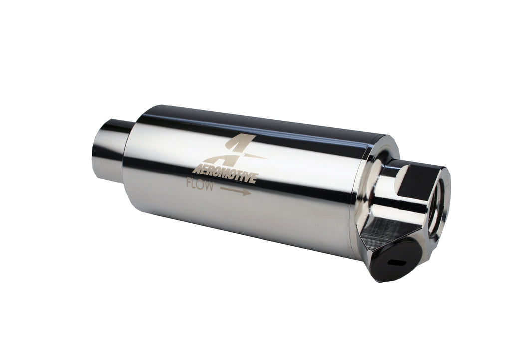 Aeromotive Fuel System 12334 Dual Outlet Oil/Fuel Filter, ORB-12 - Truck Part Superstore