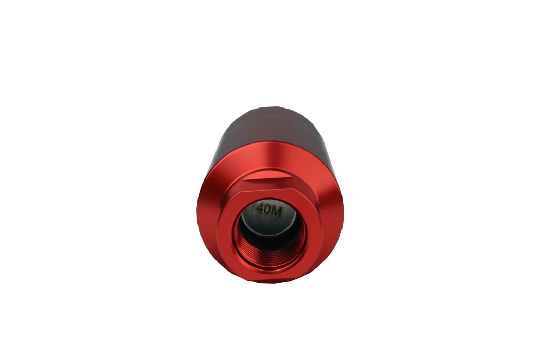 Aeromotive Fuel System 12335 40 Micron, ORB-10 Red Fuel Filter - Truck Part Superstore