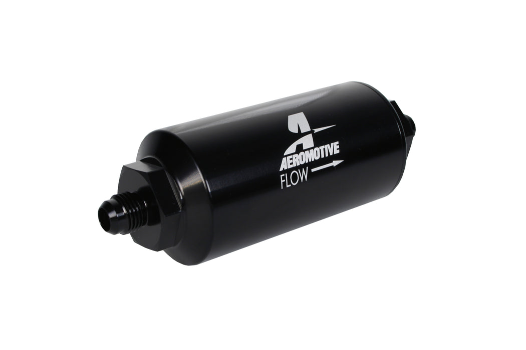 Aeromotive Fuel System 12349 Male AN-06 Stainless 100m Filter - Truck Part Superstore