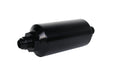 Aeromotive Fuel System 12375 Filter, In-Line, 10-m Microglass Element, AN-08 Male, Bright-Dip Black, 2" OD. - Truck Part Superstore