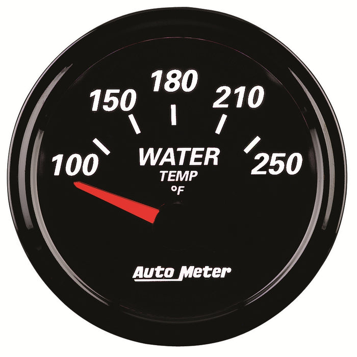 AutoMeter 1238 GAUGE; WATER TEMP; 2 1/16in.; 250deg.F; ELEC; DESIGNER BLACK II - Truck Part Superstore