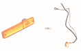 Omix 12401.02 Side Marker Light Kit; Front; Amber; Incl. Lens/Bulb/Socket; - Truck Part Superstore