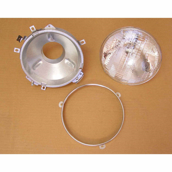 Omix 12402.01 Head Light Assembly; Sealed Beam; Sold Individually; - Truck Part Superstore