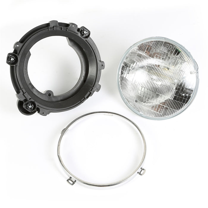 Omix 12402.03 Head Light Assembly; Left; Sealed Beam; - Truck Part Superstore