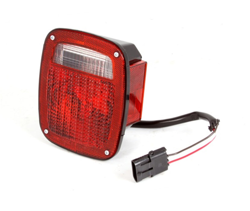 Omix 12403.12 Tail Light Assembly; Right; Black Housing; - Truck Part Superstore