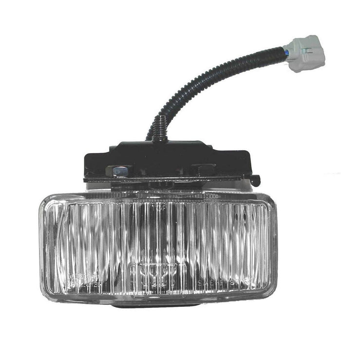 Omix 12407.02 Fog Light; Right; Clear; Black Housing; - Truck Part Superstore