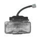 Omix 12407.02 Fog Light; Right; Clear; Black Housing; - Truck Part Superstore