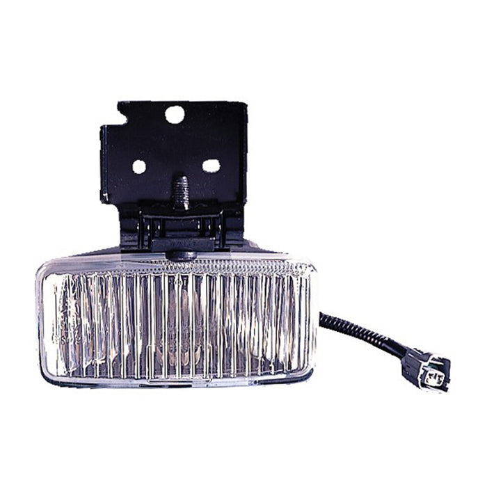 Omix 12407.06 Fog Light; Right; Clear; Black Housing; - Truck Part Superstore
