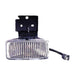 Omix 12407.06 Fog Light; Right; Clear; Black Housing; - Truck Part Superstore