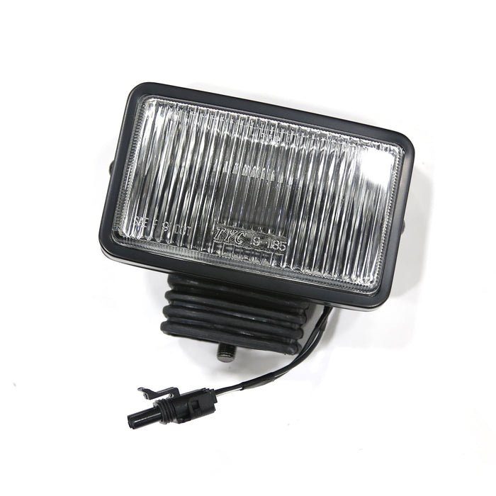 Omix 12407.18 Fog Light; Left Or Right; Clear; Sold Individually; Black Housing; - Truck Part Superstore