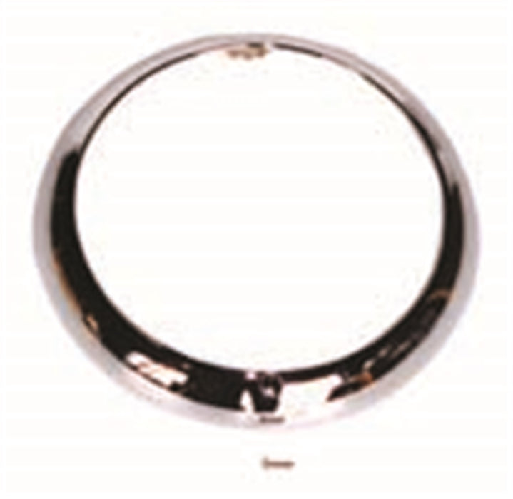 Omix 12419.02 Head Light Bezel; Chrome; Sold Individually; - Truck Part Superstore