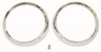 Omix 12419.04 Headlight Bezel Kit; Chrome; - Truck Part Superstore