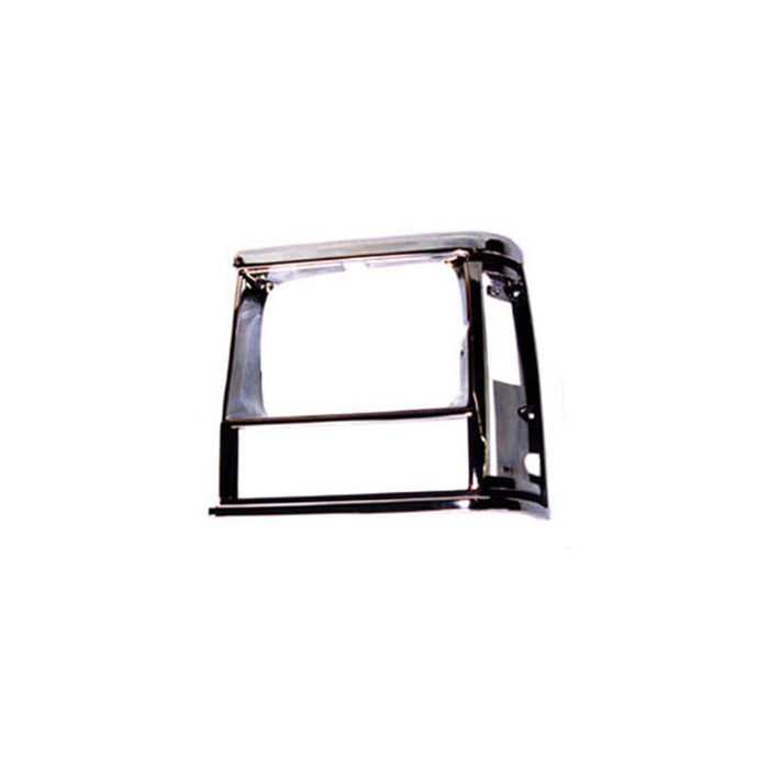 Omix 12419.13 Head Light Bezel; Left; Black/Chrome; - Truck Part Superstore