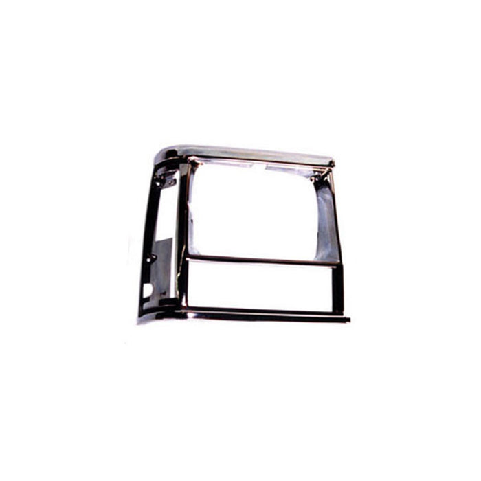 Omix 12419.14 Head Light Bezel; Right; Black/Chrome; - Truck Part Superstore