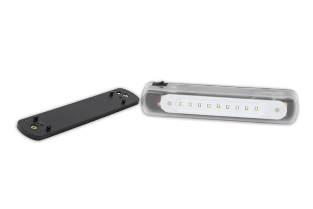Rugged Ridge 12430.01 Courtesy Light; Interior; LED; Front Header Screw Mount; - Truck Part Superstore