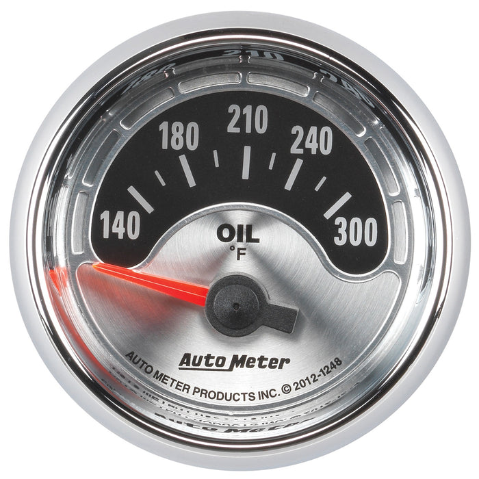 AutoMeter 1248 GAUGE; OIL TEMP; 2 1/16in.; 300deg.F; ELEC; AMERICAN MUSCLE - Truck Part Superstore