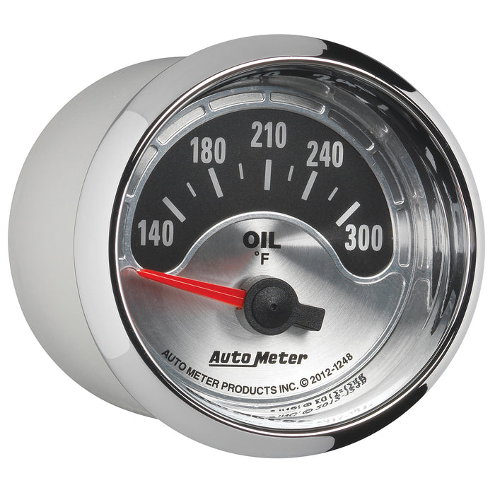 AutoMeter 1248 GAUGE; OIL TEMP; 2 1/16in.; 300deg.F; ELEC; AMERICAN MUSCLE - Truck Part Superstore