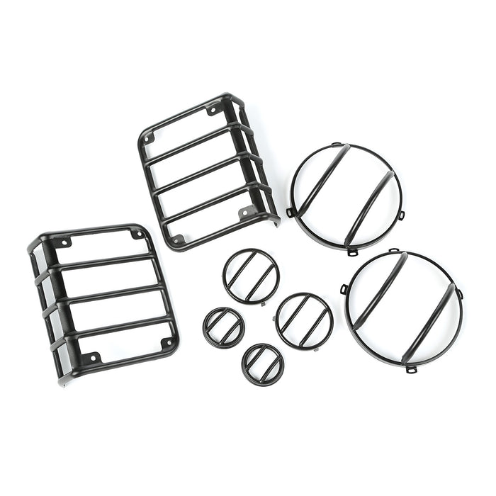 Rugged Ridge 12496.32 Euro Guard Kit Offroad/Racing Lamp Guard - Truck Part Superstore