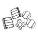 Rugged Ridge 12496.32 Euro Guard Kit Offroad/Racing Lamp Guard - Truck Part Superstore