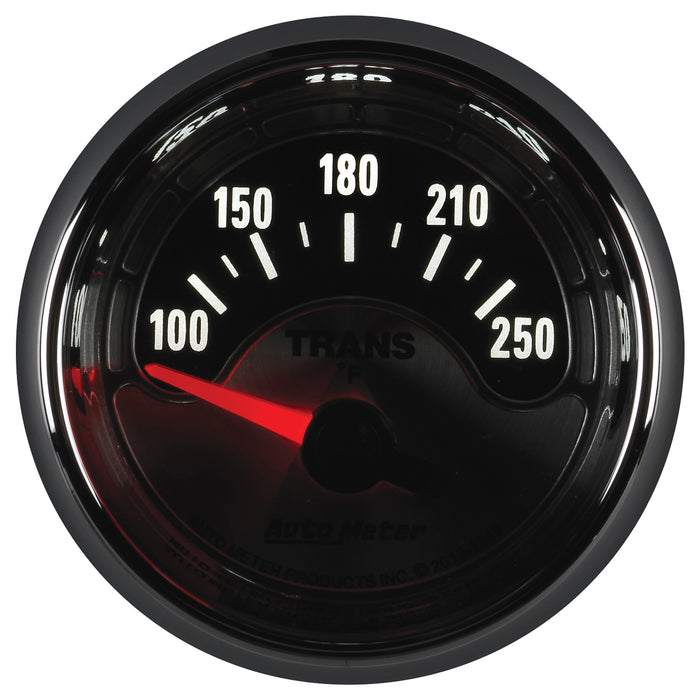 AutoMeter 1249 2-1/16in. TRANSMISSION TEMPERATURE; 100-250 deg.F; AMERICAN MUSCLE - Truck Part Superstore