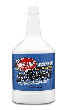 Red Line Oil 12504 20W50 Synthetic Motor Oil 1 Quart Red Line Oil - Truck Part Superstore