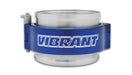 Vibrant Performance 12516B HD Clamp System Assembly; For 3in. O.D. Tubing; Blue; 6061 Aluminum; - Truck Part Superstore
