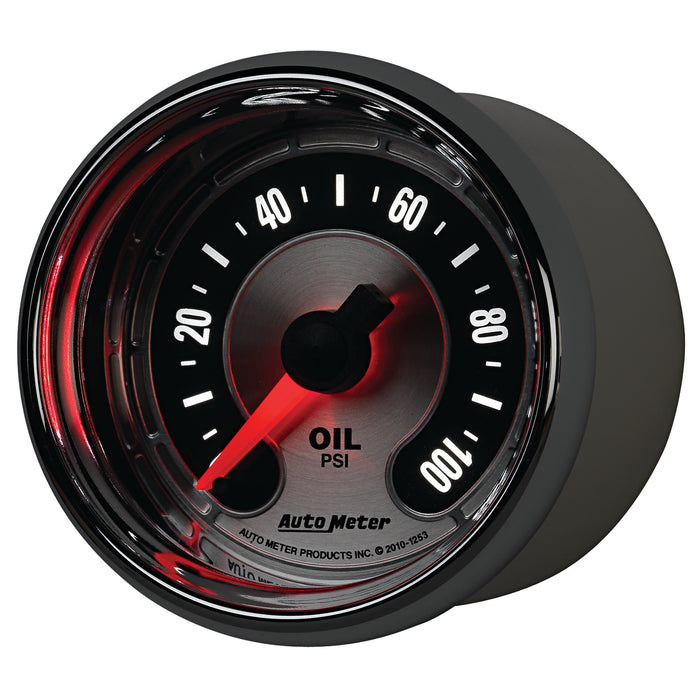 AutoMeter 1253 GAUGE; OIL PRESS; 2 1/16in.; 100PSI; DIGITAL STEPPER MOTOR; AMERICAN MUSCLE - Truck Part Superstore