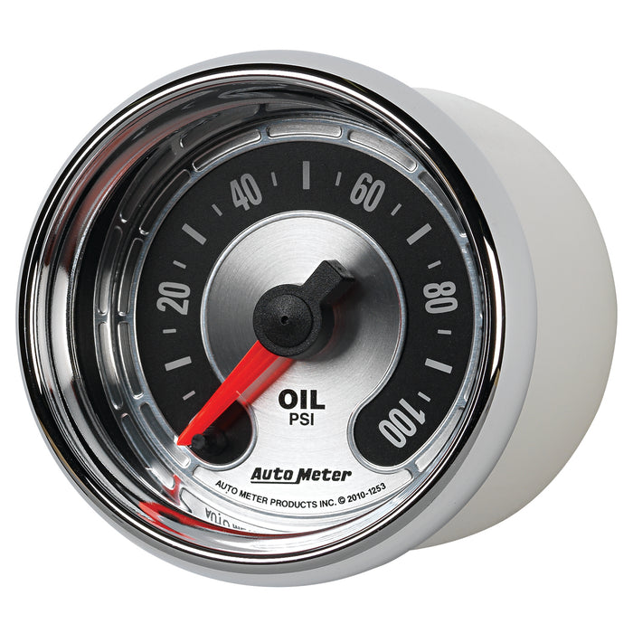 AutoMeter 1253 GAUGE; OIL PRESS; 2 1/16in.; 100PSI; DIGITAL STEPPER MOTOR; AMERICAN MUSCLE - Truck Part Superstore
