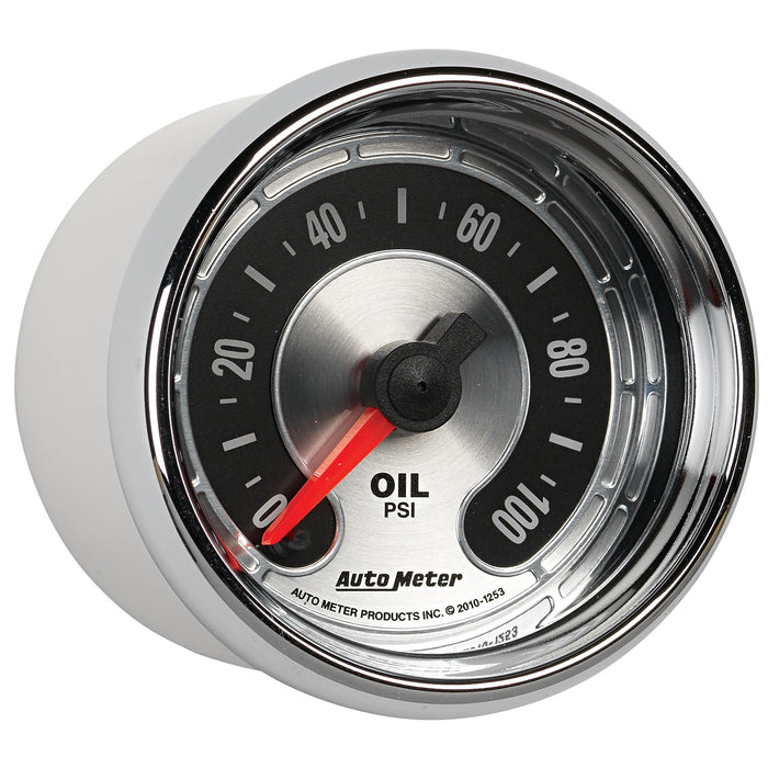 AutoMeter 1253 GAUGE; OIL PRESS; 2 1/16in.; 100PSI; DIGITAL STEPPER MOTOR; AMERICAN MUSCLE - Truck Part Superstore