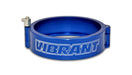 Vibrant Performance 12537B HD Quick Release Clamp w/Pin; For 3.5in. O.D. Tubing; Blue; 6061 Aluminum; - Truck Part Superstore