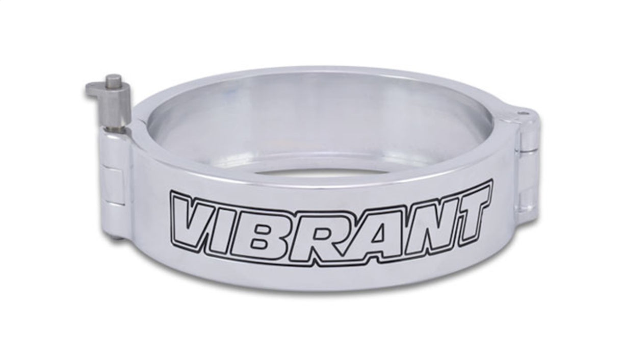 Vibrant Performance 12538P HD Quick Release Clamp w/Pin; For 4 in. O.D. Tubing; Polished; - Truck Part Superstore
