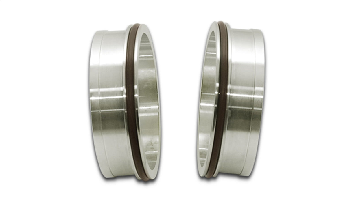 Vibrant Performance 12556 Stainless Steel Weld Ferrules; w/O-Rings; For 3in. O.D. Tubing; Sold In Pairs; - Truck Part Superstore