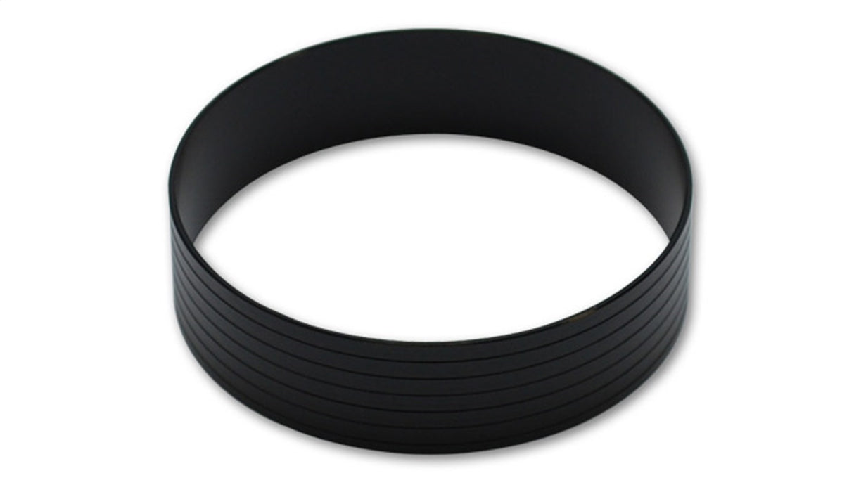 Vibrant Performance 12590 Vanjen Aluminum Union Sleeve; For 5in. O.D. Tubing; Hard Anodized Black; - Truck Part Superstore