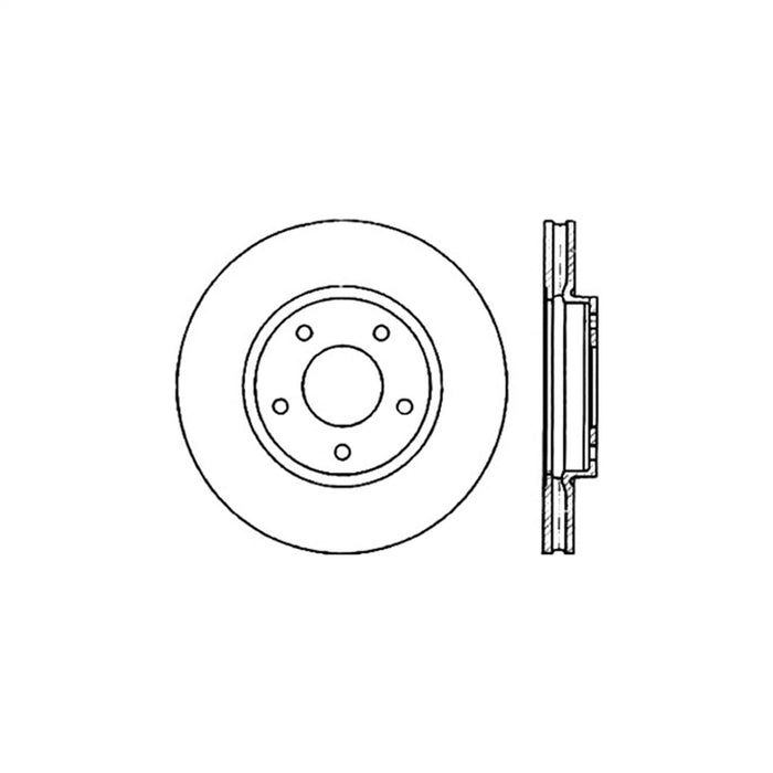 StopTech 125.20014CRY StopTech Cryostop Premium High Carbon Rotor; Front - Truck Part Superstore