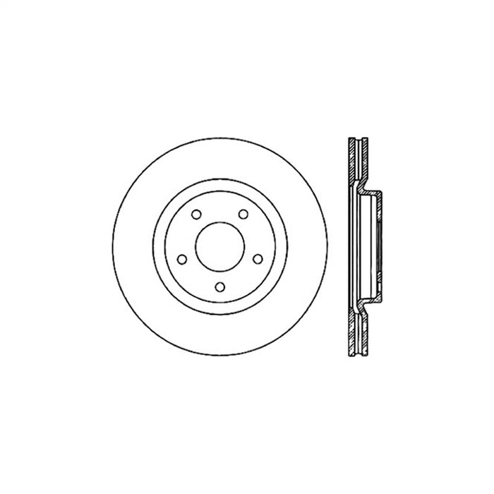 StopTech 125.20015CRY StopTech Cryostop Premium High Carbon Rotor; Front - Truck Part Superstore