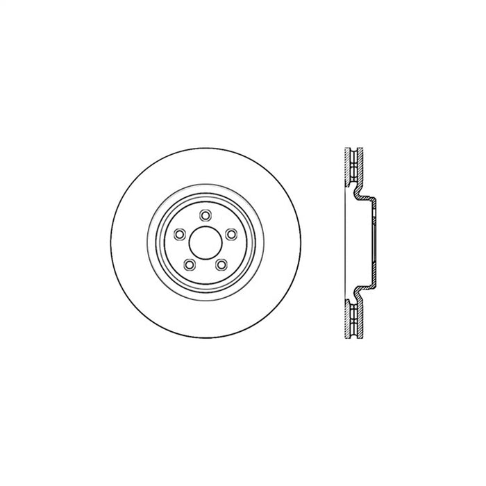StopTech 125.20022CRY StopTech Cryostop Premium High Carbon Rotor; Rear - Truck Part Superstore