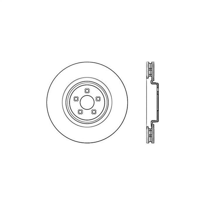 StopTech 125.20023CRY StopTech Cryostop Premium High Carbon Rotor; Front - Truck Part Superstore