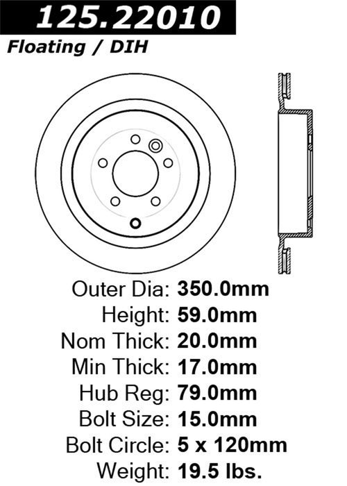 StopTech 125.22010CRY StopTech Cryostop Premium High Carbon Rotor; Rear - Truck Part Superstore