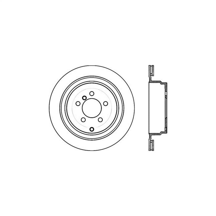 StopTech 125.22017CRY StopTech Cryostop Premium High Carbon Rotor; Rear - Truck Part Superstore