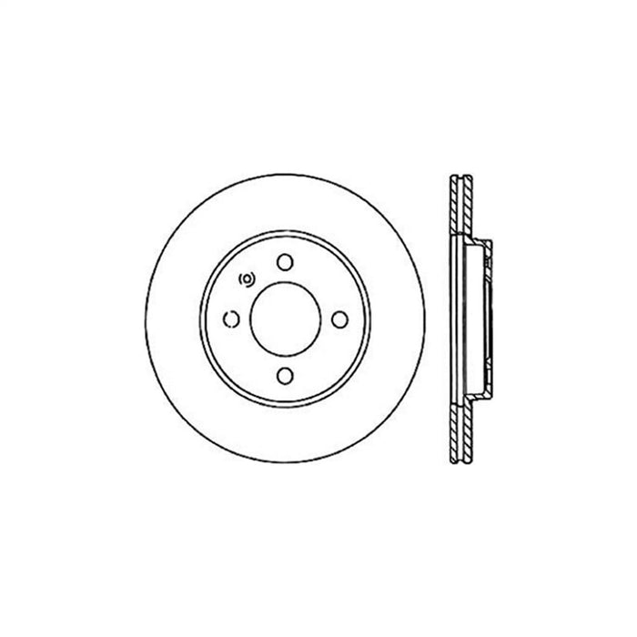 StopTech 125.33023CRY StopTech Cryostop Premium High Carbon Rotor; Front - Truck Part Superstore