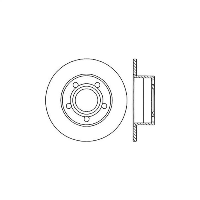 StopTech 125.33038CRY StopTech Cryostop Premium High Carbon Rotor; Rear - Truck Part Superstore