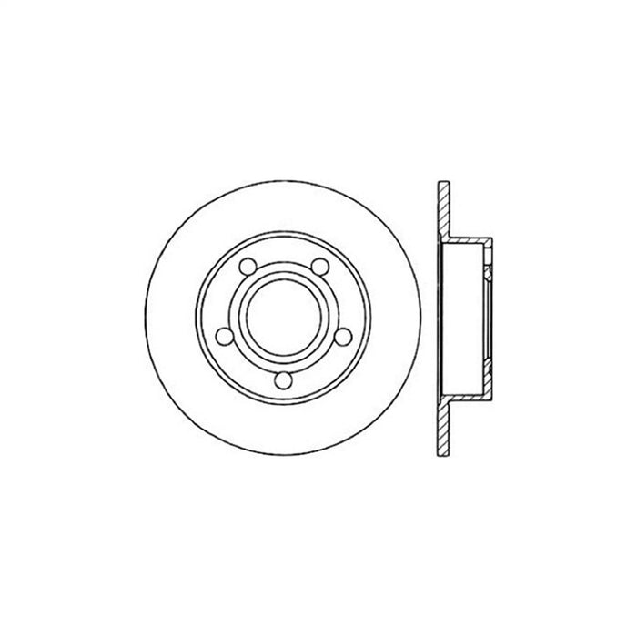 StopTech 125.33047CRY StopTech Cryostop Premium High Carbon Rotor; Rear - Truck Part Superstore
