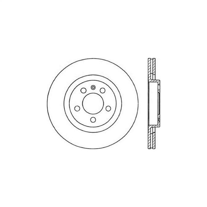 StopTech 125.33054CRY StopTech Cryostop Premium High Carbon Rotor; Front - Truck Part Superstore