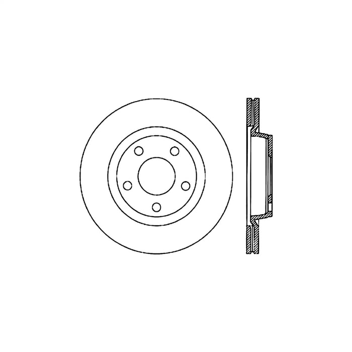 StopTech 125.33056CRY StopTech Cryostop Premium High Carbon Rotor; Front Right - Truck Part Superstore
