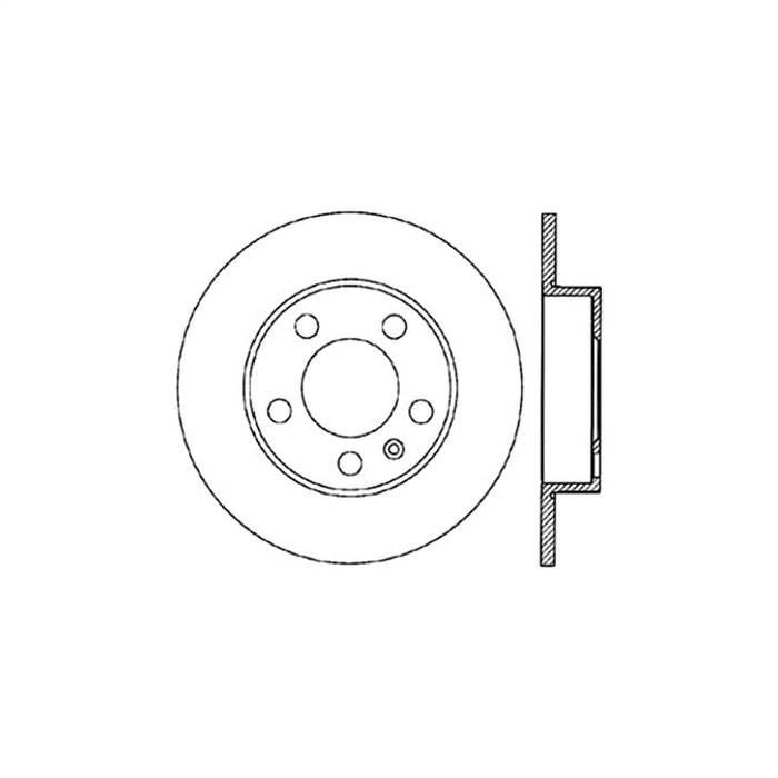 StopTech 125.33057CRY StopTech Cryostop Premium High Carbon Rotor; Rear - Truck Part Superstore