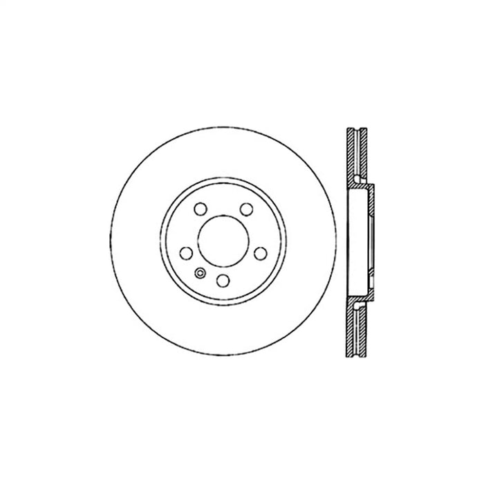 StopTech 125.33059CRY StopTech Cryostop Premium High Carbon Rotor; Front - Truck Part Superstore
